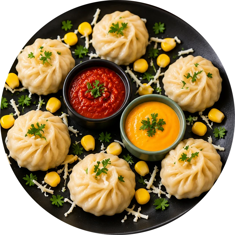 Corn Cheese Momo